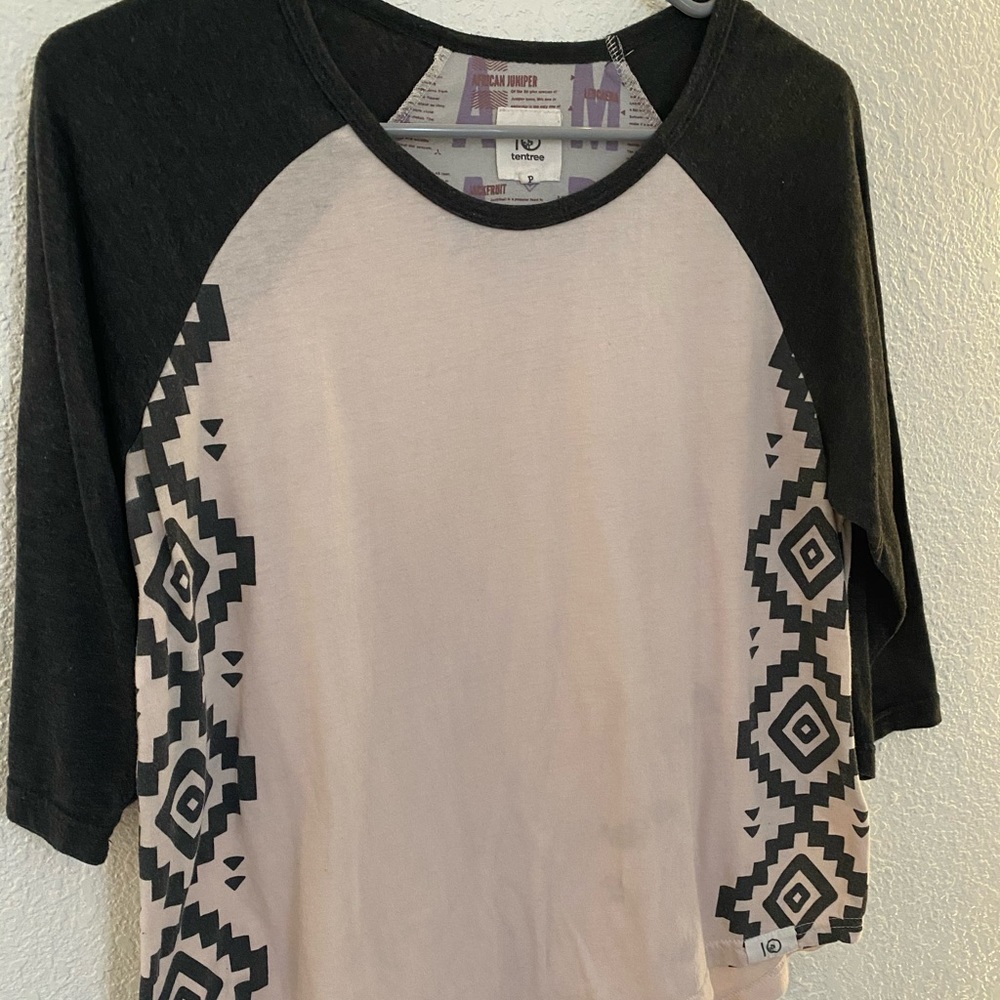 Aztec baseball tee